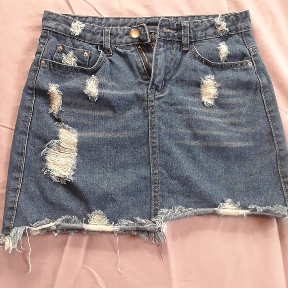 unknown Dresses & Skirts - Jean Mini Skirt